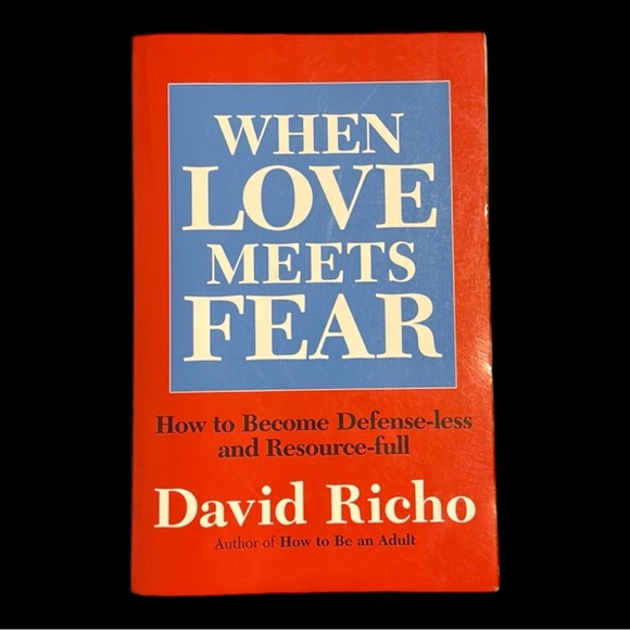 4/$20 | Softcover Novel | When Love Meets Fear • David Richo - Picture 1 of 4